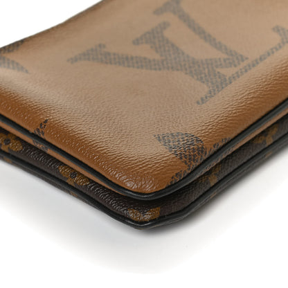 Louis Vuitton Reverse Monogram Giant Double Zip Pochette 12 of 13