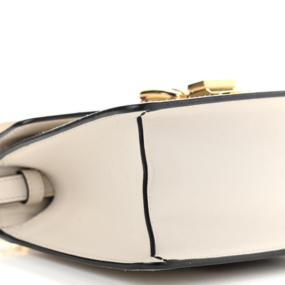 Gucci Calfskin Mini Sylvie Top Handle Bag White 9 of 18