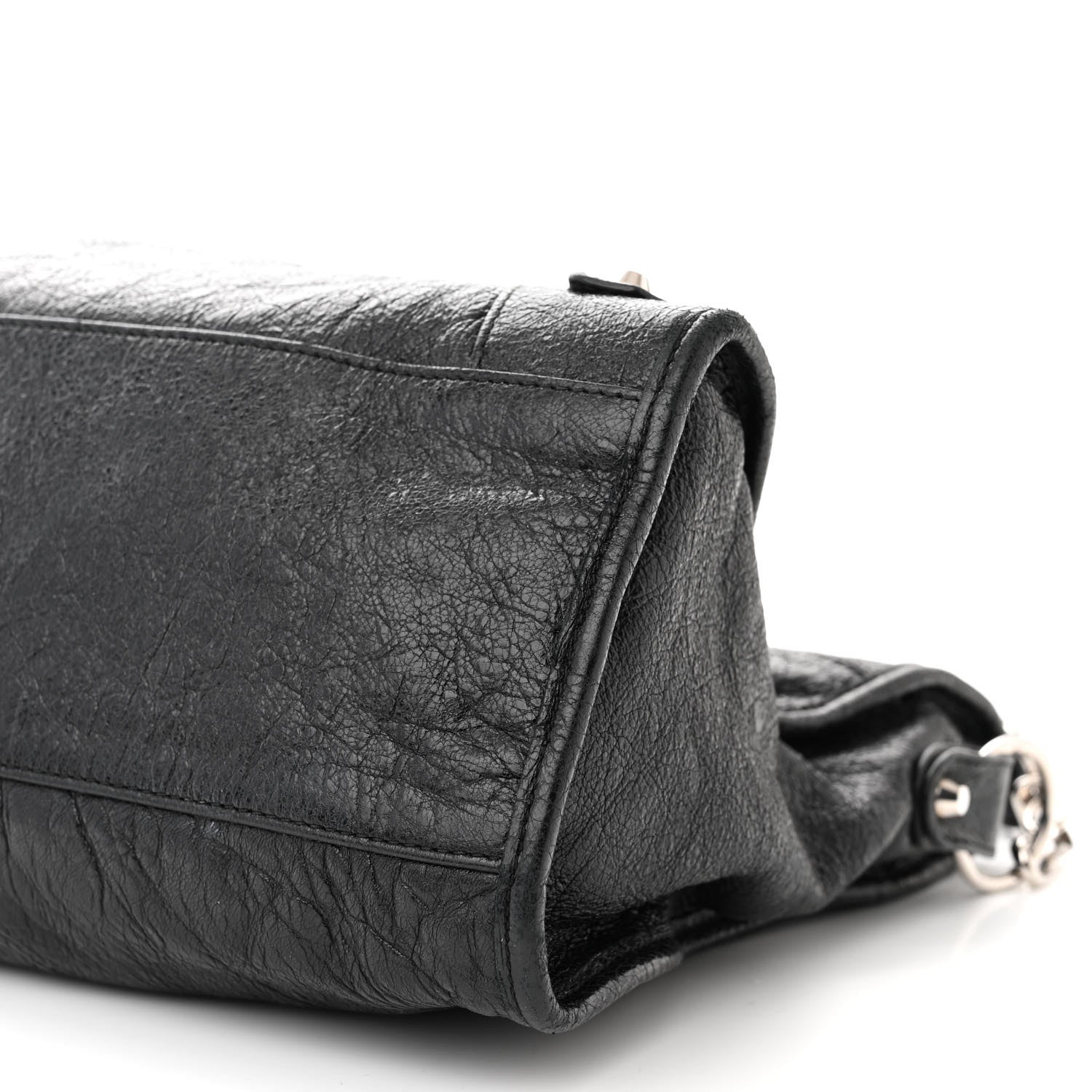 Balenciaga Agneau Classic Silver Hardware City Black 10 of 14
