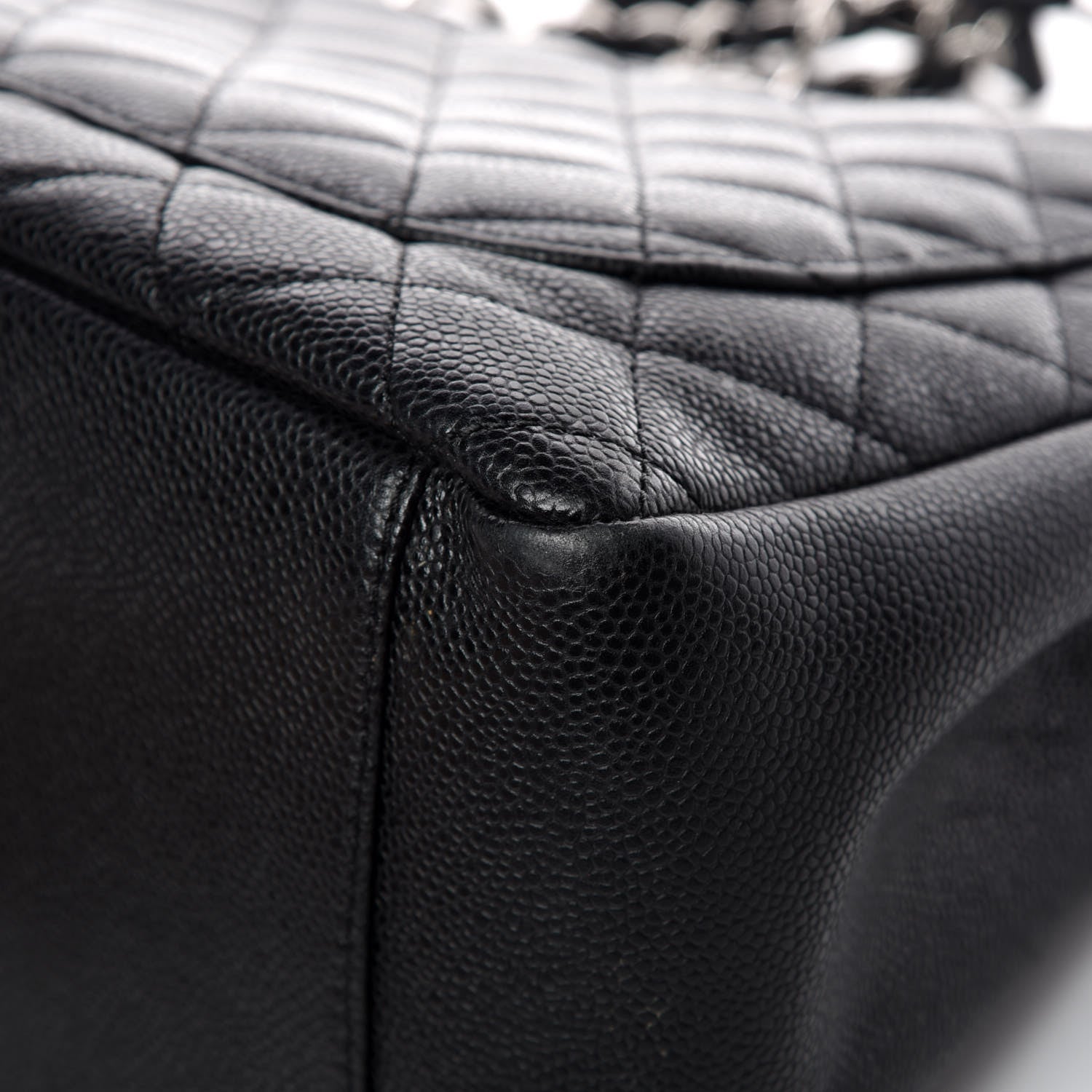 Chanel Caviar Quilted Grand Shopping Tote GST Black 11 of 13