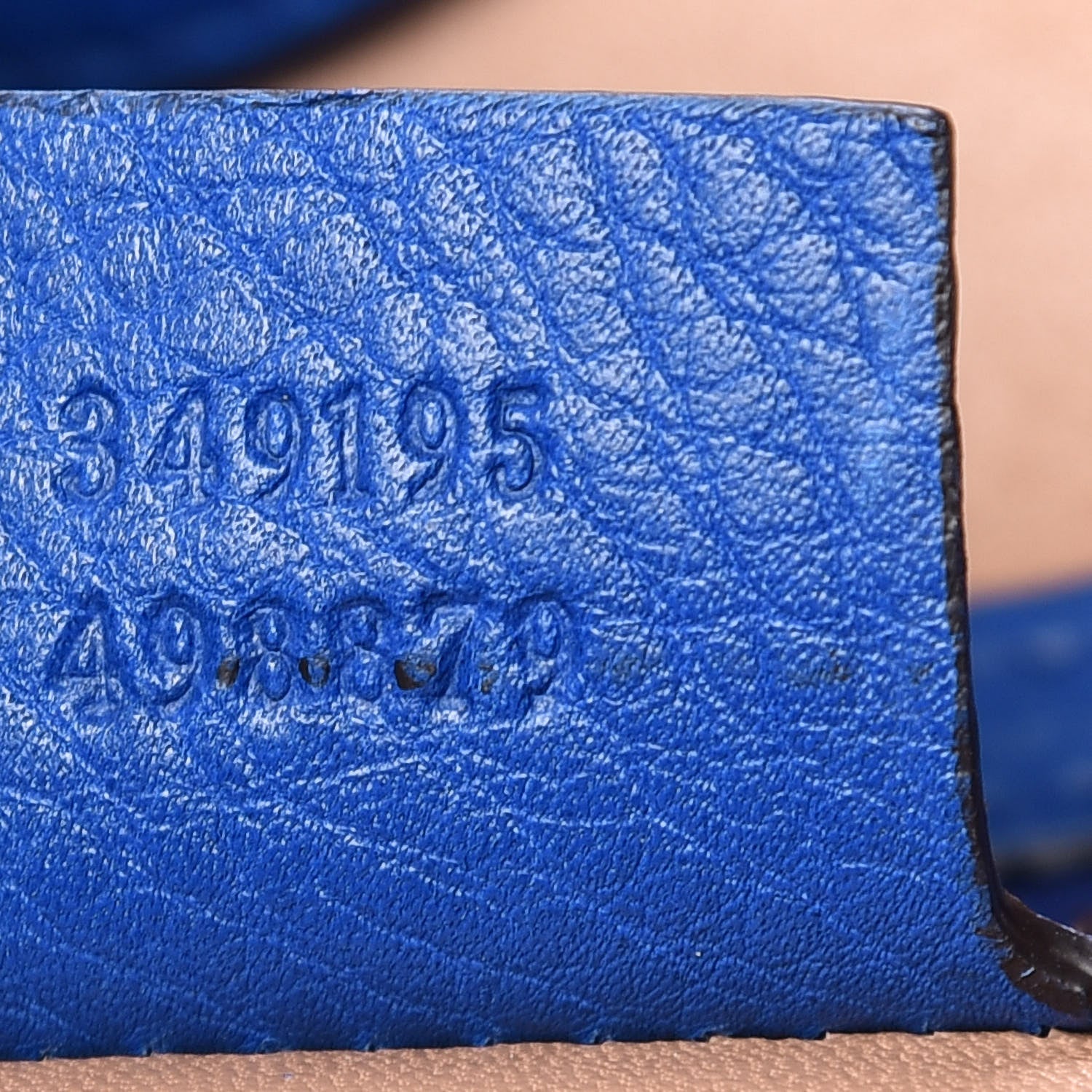 Gucci Suede Bamboo Fringe Small Shopper Tote Blue 7 of 10