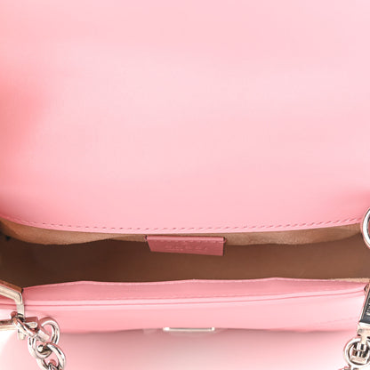 Gucci Calfskin Matelasse Mini GG Marmont Top Handle Shoulder Bag Wild Rose 5 of 10