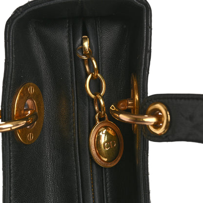 Christian Dior Lambskin Cannage Medium Lady Dior Black 13 of 16