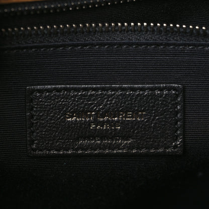 Saint Laurent Crinkled Calfskin Matelasse Monogram Medium Niki Chain Satchel Caramel 6 of 9