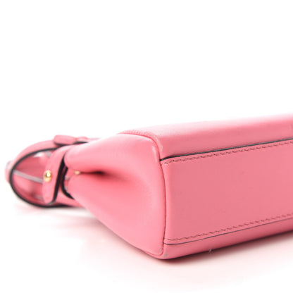 Fendi Shiny Nappa Micro Peekaboo Iconic Satchel Rosa Fluo 6 of 9