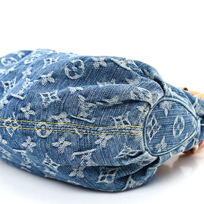 Louis Vuitton Monogram Denim Pleaty Blue 9 of 11