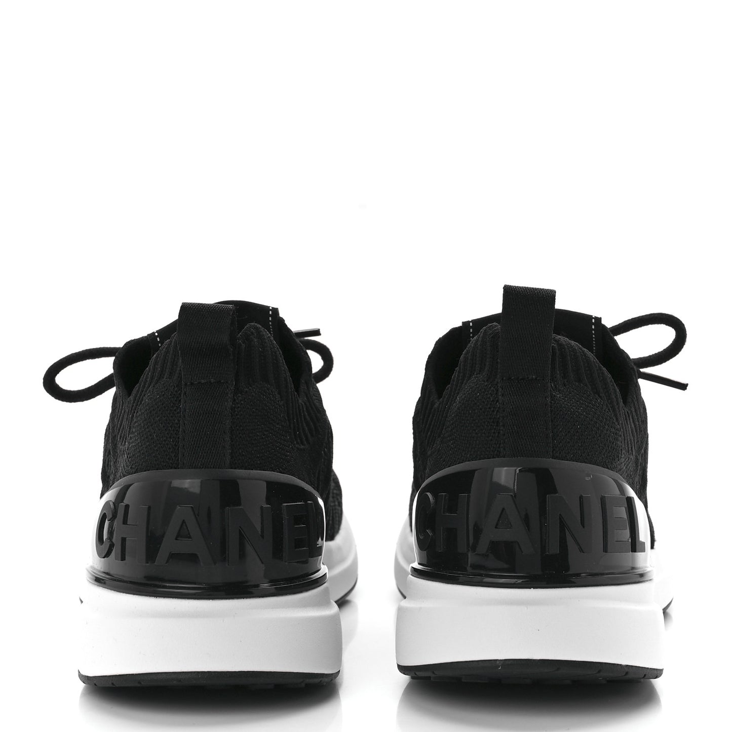 Fabric Logo Sneakers 39 Black