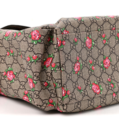 Gucci GG Supreme Monogram Rose Bud Diaper Bag Pink 9 of 12