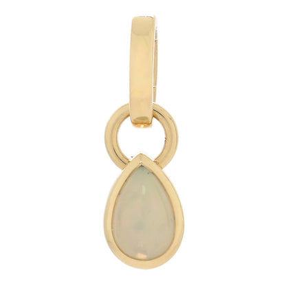 Foundrae 18K Yellow Gold Opal Forever & Always a Pair Pendant 1 of 3