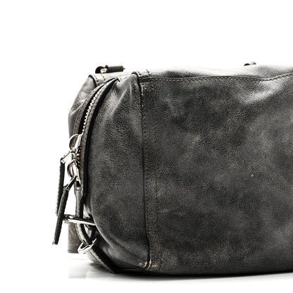 Givenchy Aged Calfskin Small Pandora Mens Crossbody Black Grey 8 of 9