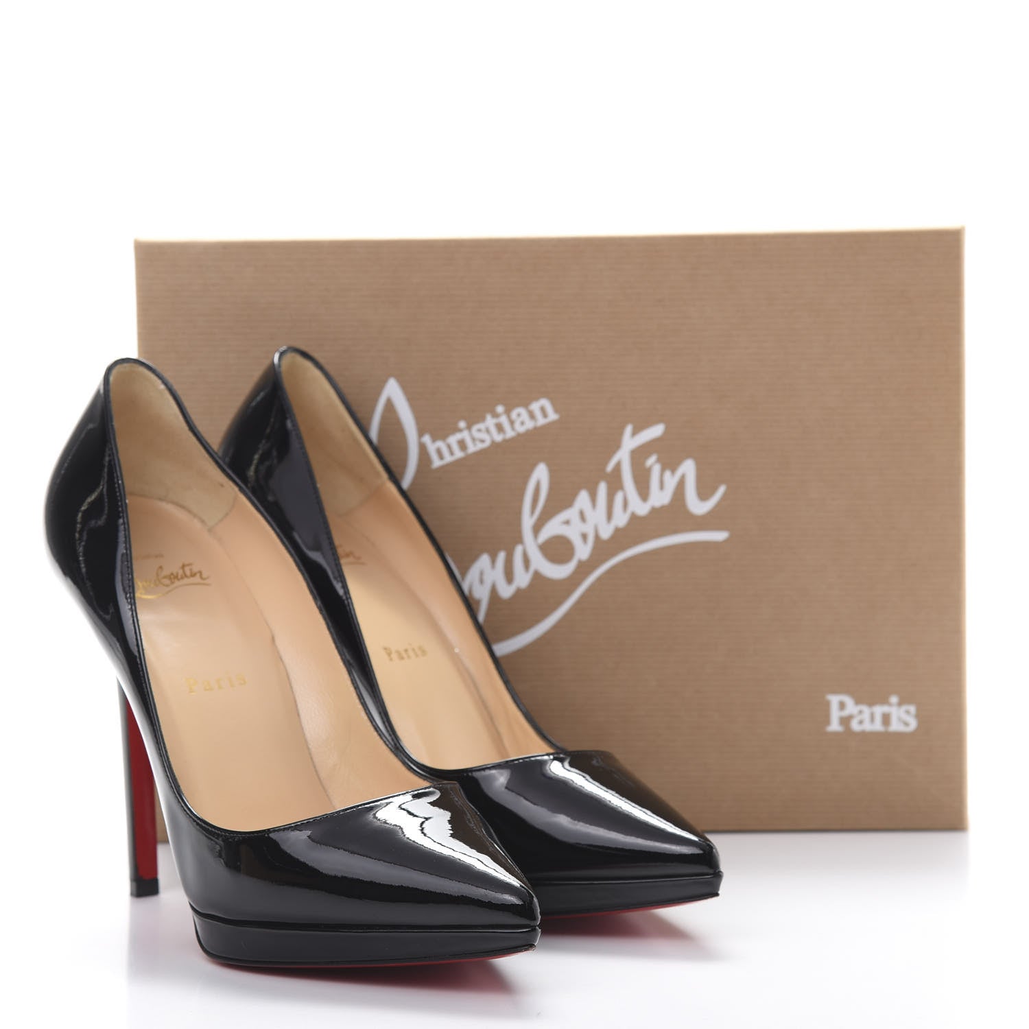 Christian Louboutin Patent Pigalle Plato 120 Pumps 39.5 Black 11 of 11