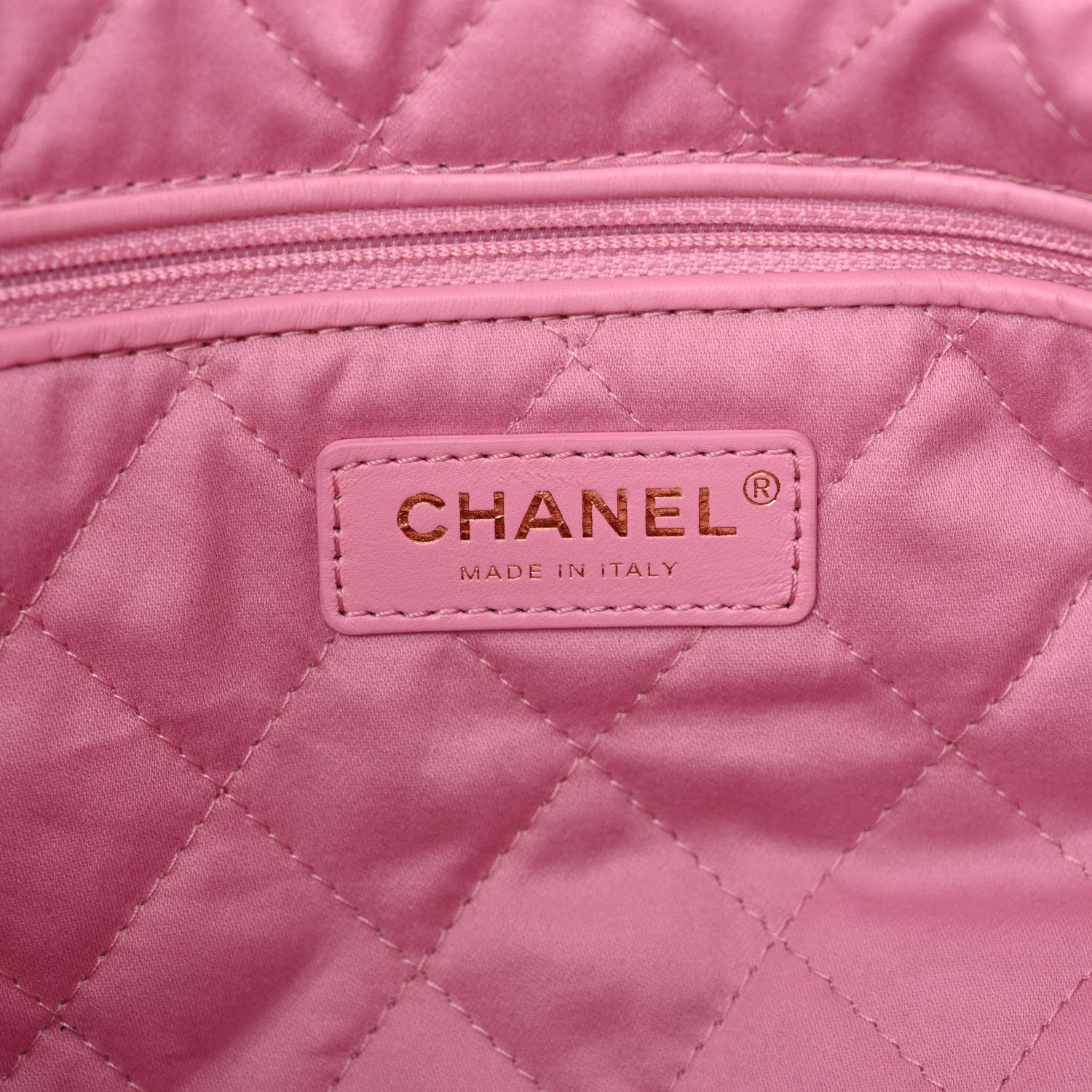 Chanel Shiny Calfskin Quilted Chanel 22 Dark Pink 8 of 11