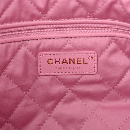 Chanel Shiny Calfskin Quilted Chanel 22 Dark Pink 8 of 11