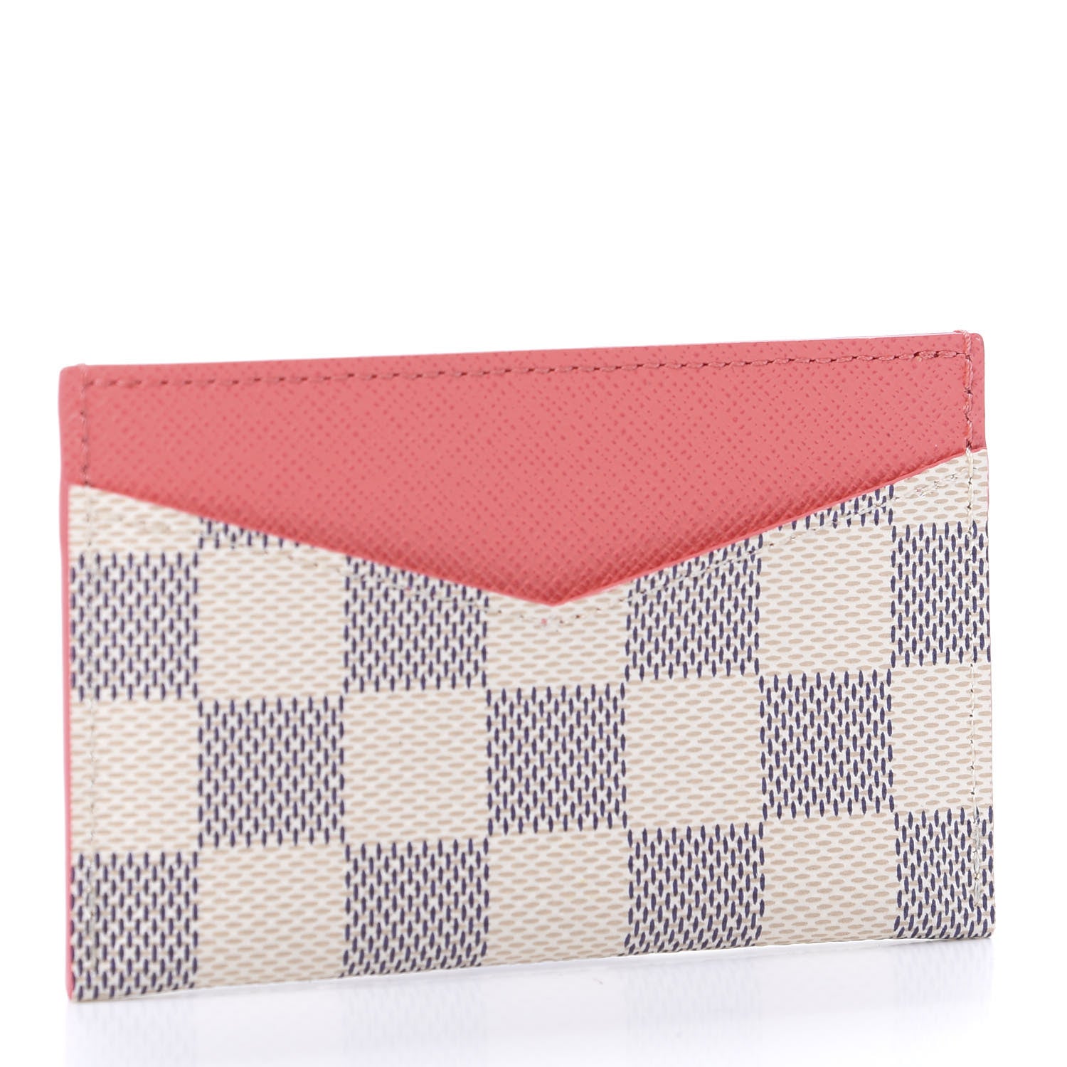 Louis Vuitton Damier Azur Daily Card Holder Rose Papaye 3 of 10