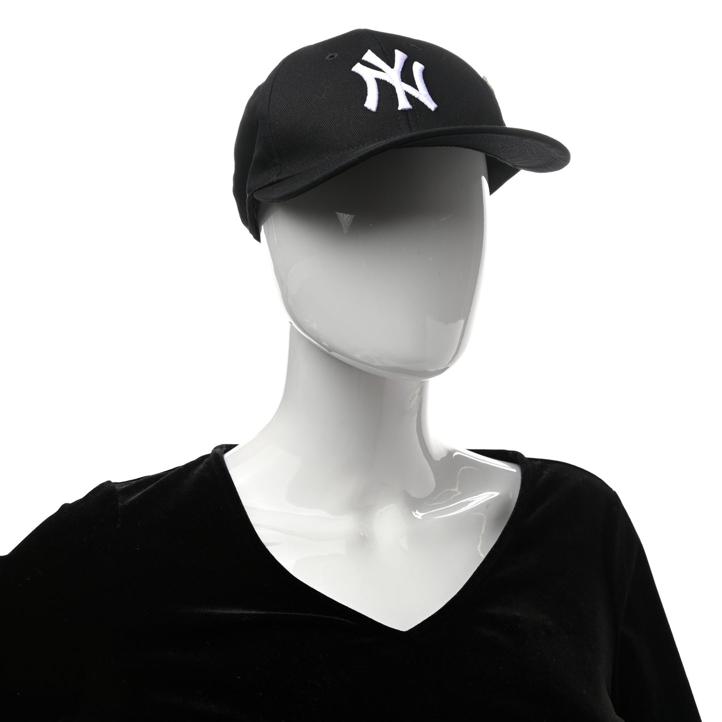 X MLB Cotton NY Yankees Baseball Hat 57-61 Black