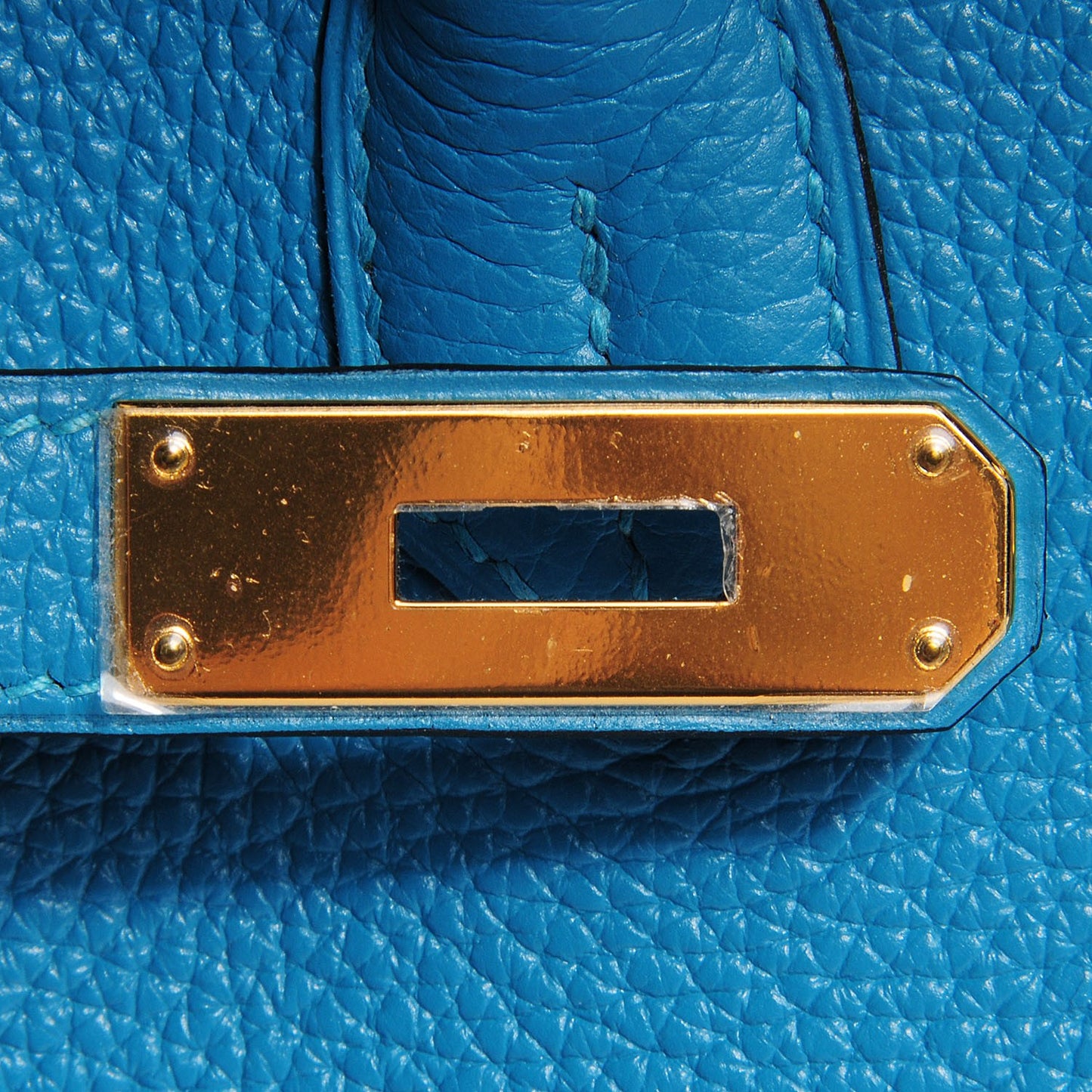 Togo Birkin 35 Turquoise