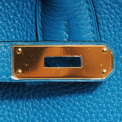 Hermes Togo Birkin 35 Turquoise 8 of 24