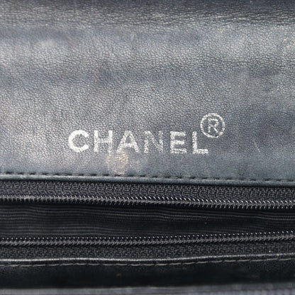 Chanel Metallic Calfskin Quilted Single Flap Black 5 of 18
