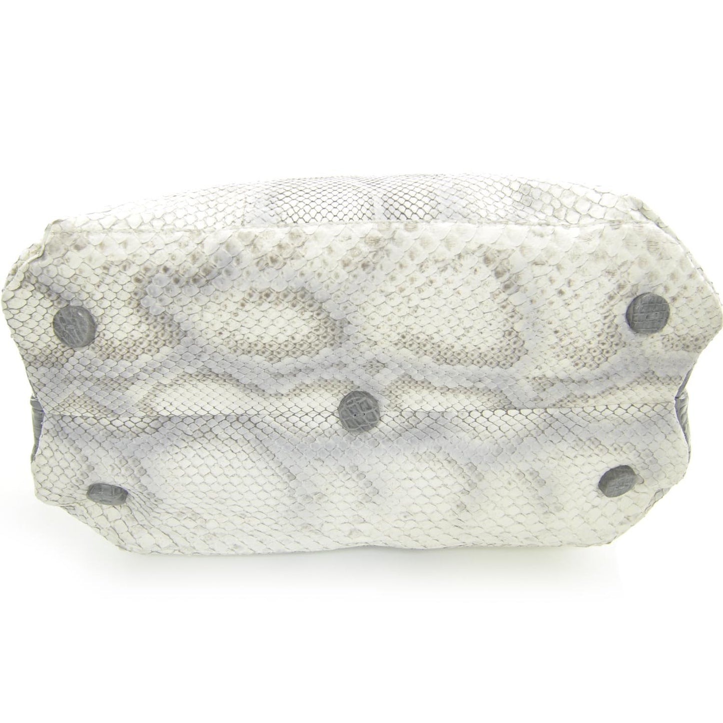 Crocodile Python Framed Satchel