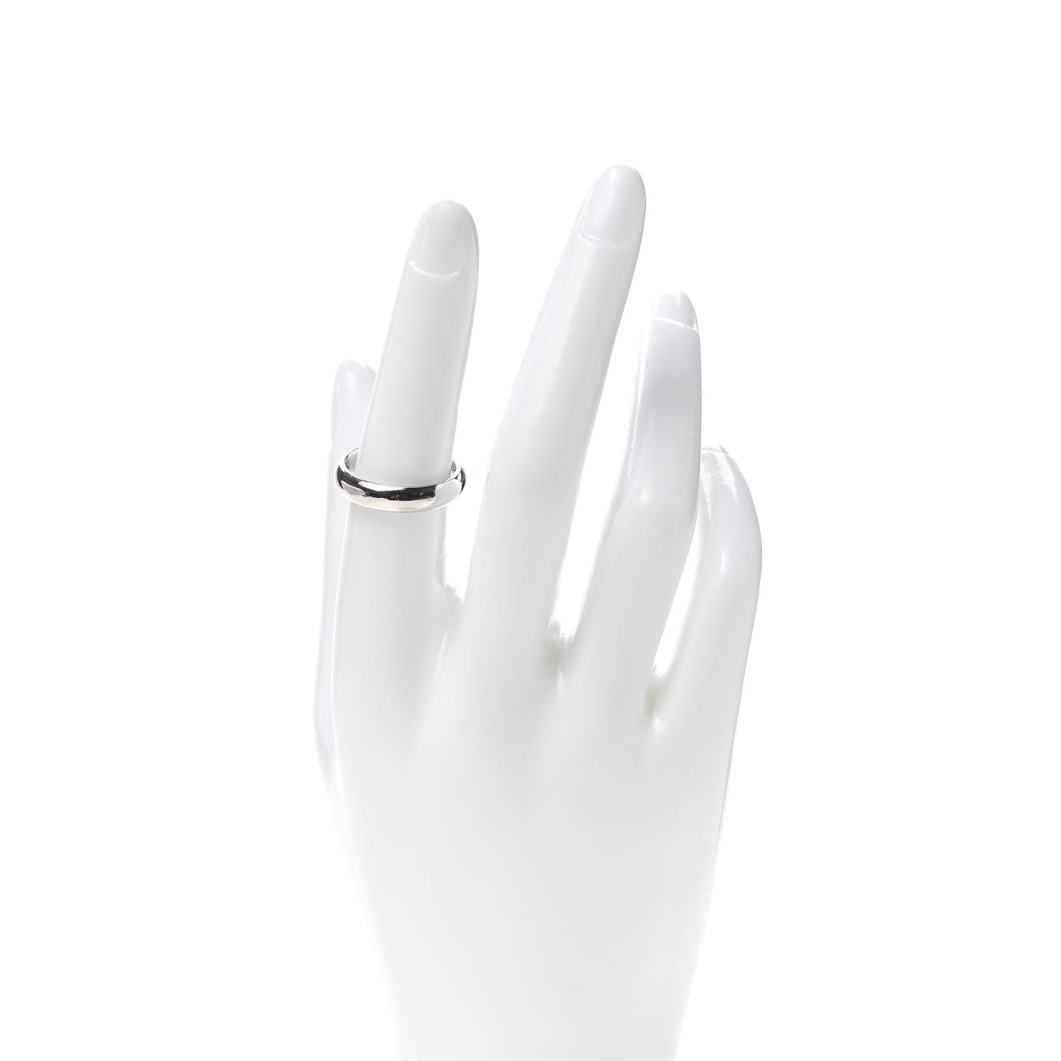Tiffany Platinum 4mm Classic Wedding Band Ring 54 7 2 of 4