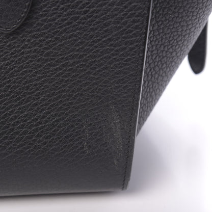 Celine Crisped Calfskin Mini Tie Knot Tote Black 18 of 29