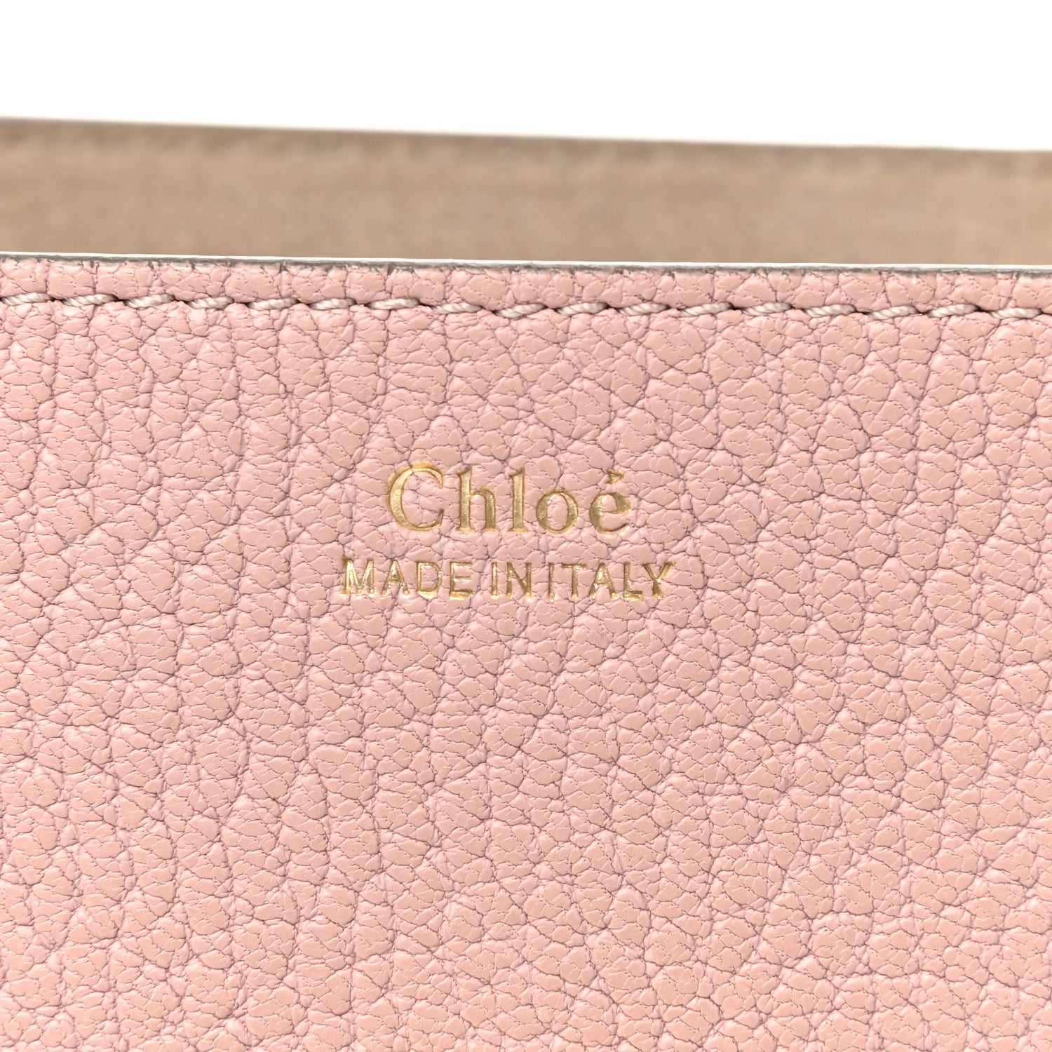 Chloe Grained Lambskin Mini Drew Shoulder Bag Cement Pink 6 of 9