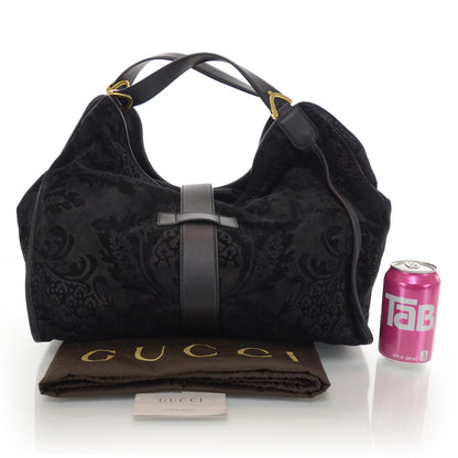 Gucci Brocade Large Stirrup Bag 2 of 6