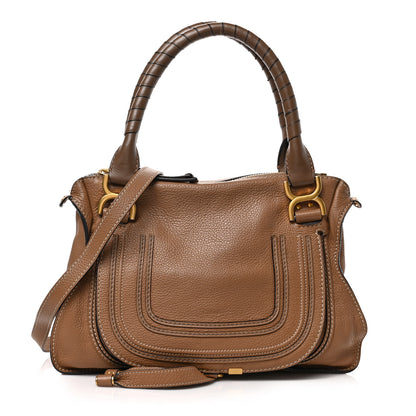 Chloe Calfskin Medium Marcie Satchel Nut 1 of 8