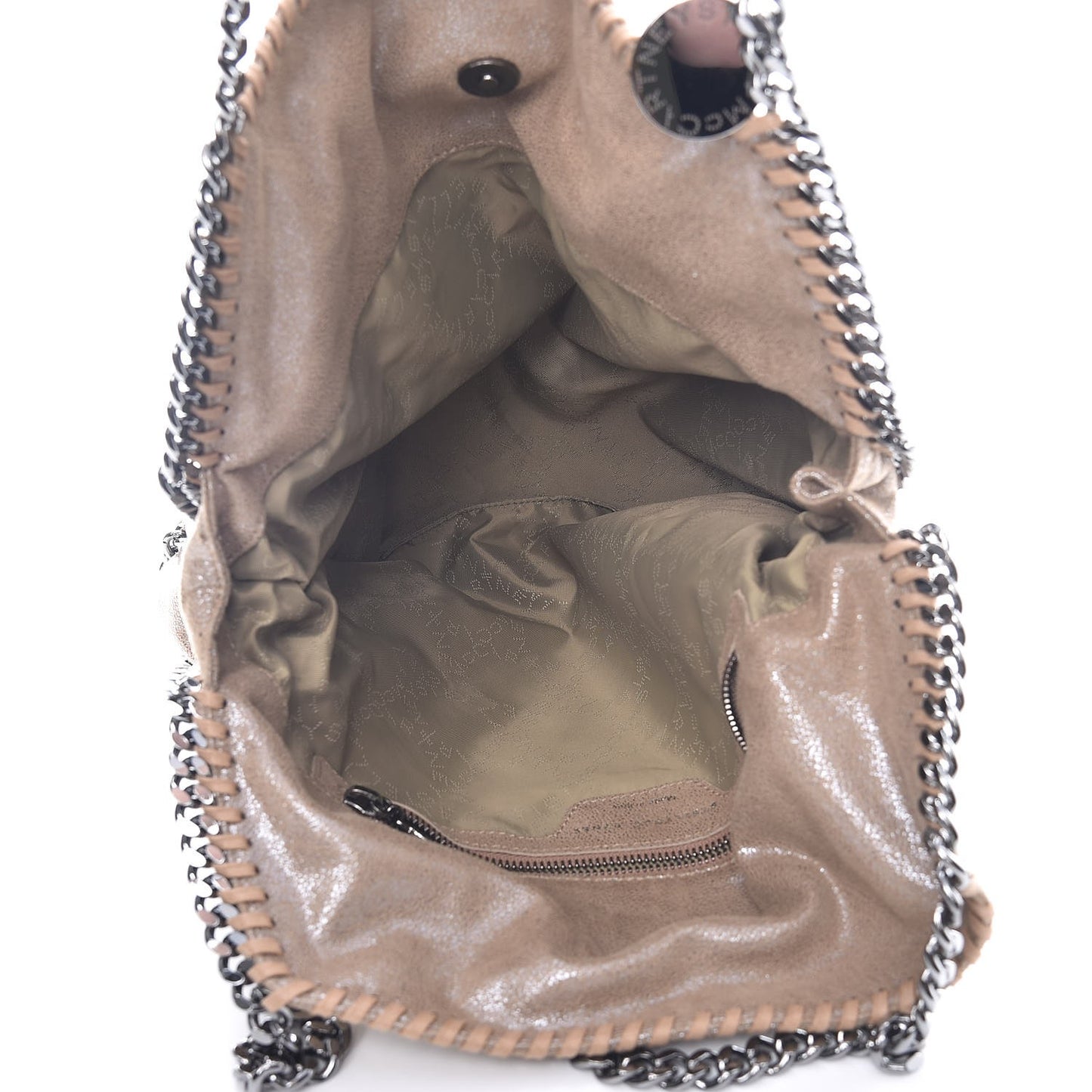 Shaggy Deer Small Falabella Tote Taupe