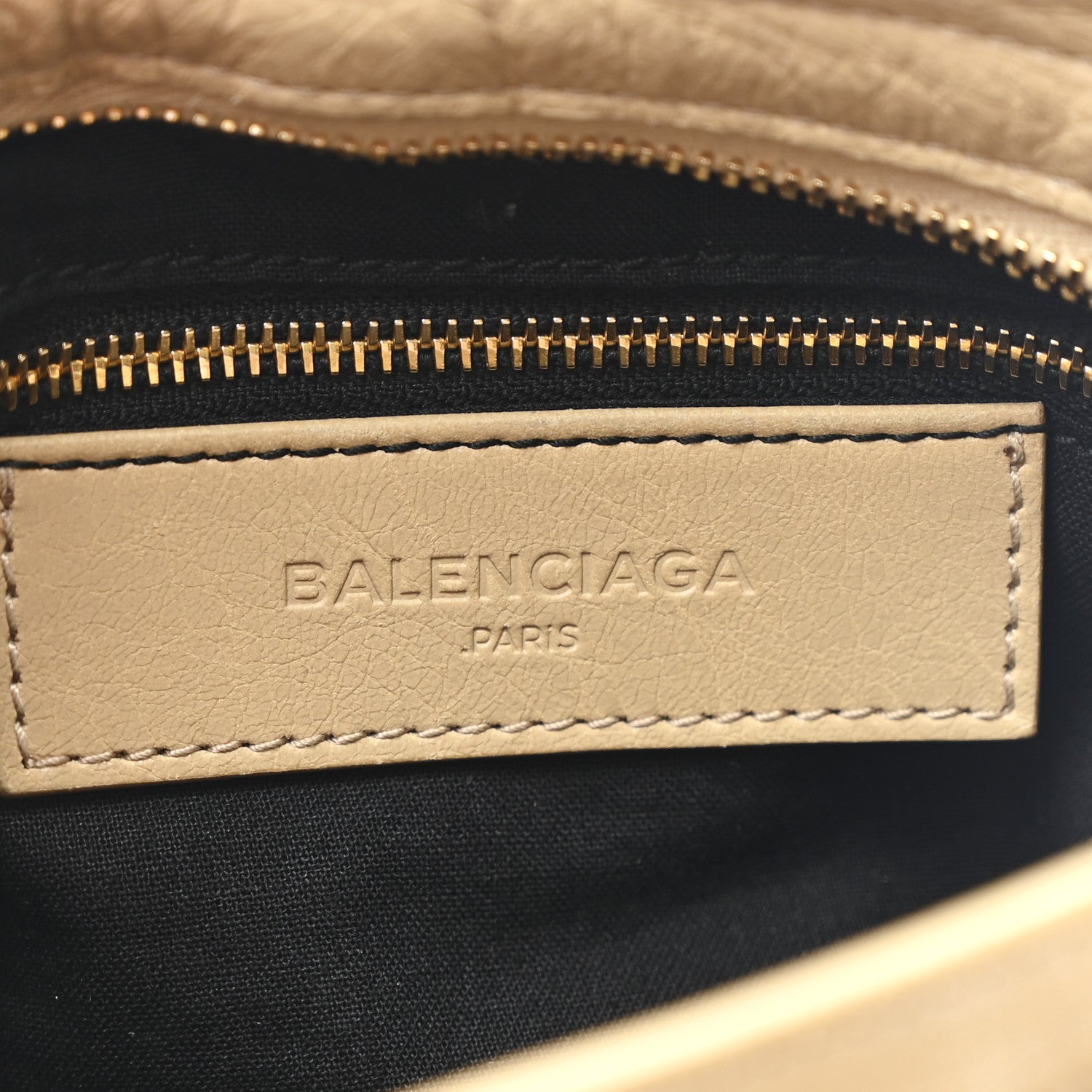 Balenciaga Agneau Classic Gold Hardware S City Beige Sable 7 of 11
