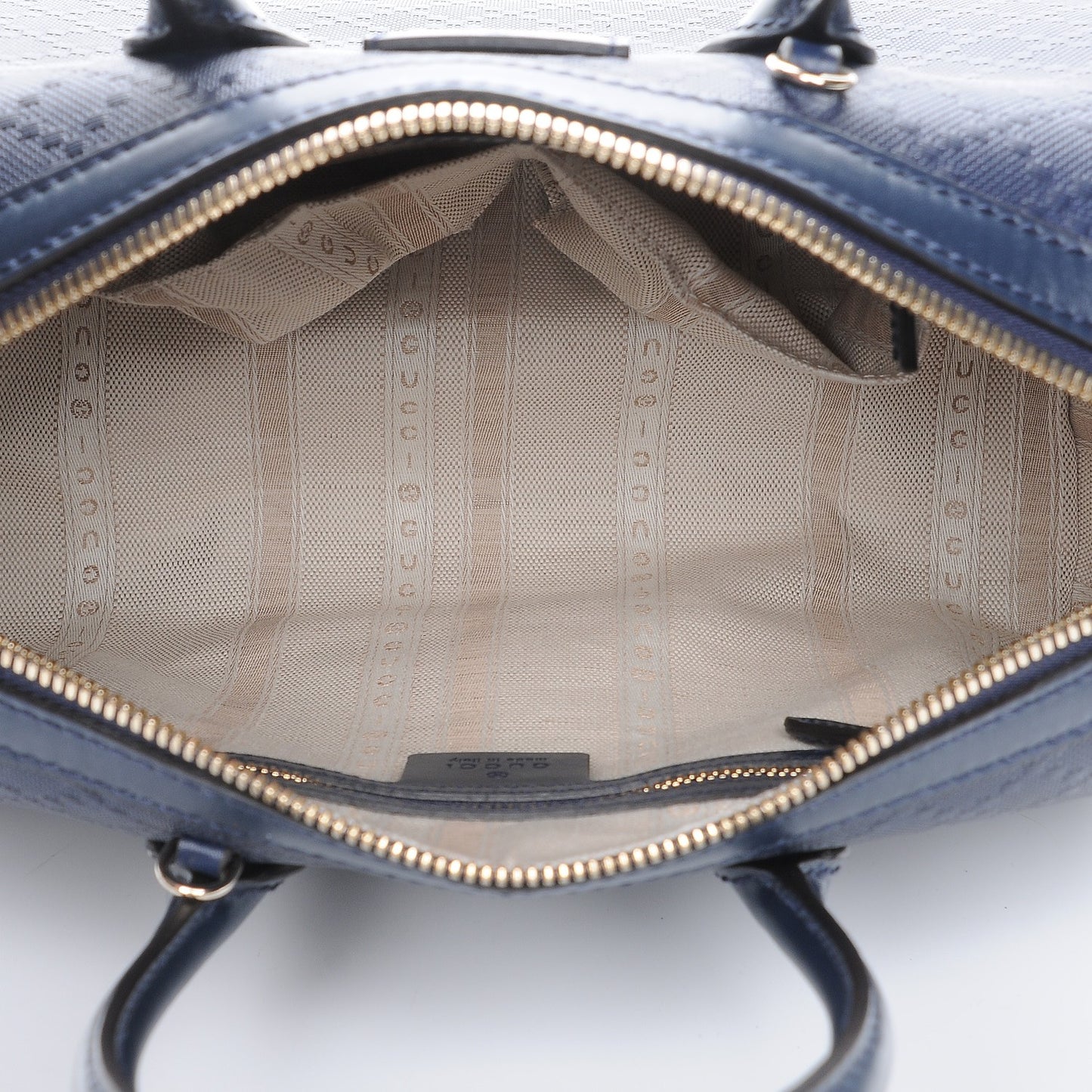 Hilary Lux Bright Diamante Top Handle Bag Classic Marine