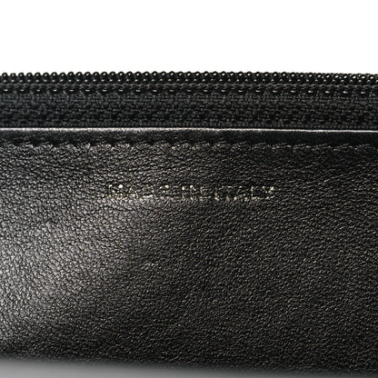 Chanel Lambskin Quilted Chain Around Wallet On Chain WOC Black 7 of 11