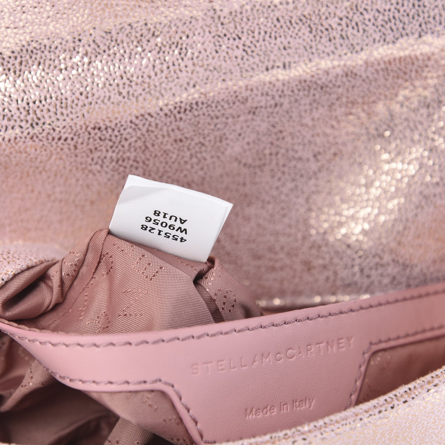 Metallic Shaggy Deer Falabella Messenger Pink