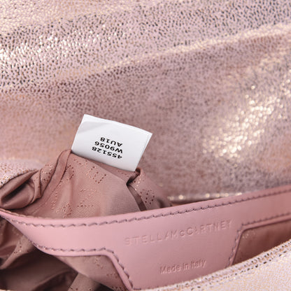 Stella McCartney Metallic Shaggy Deer Falabella Messenger Pink 6 of 9