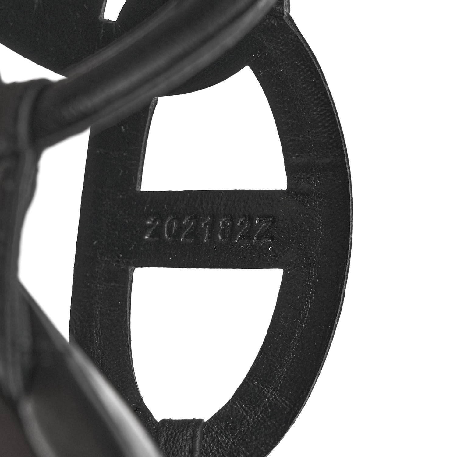 Hermes Nappa Womens Beach Sandals 36.5 Black 8 of 9
