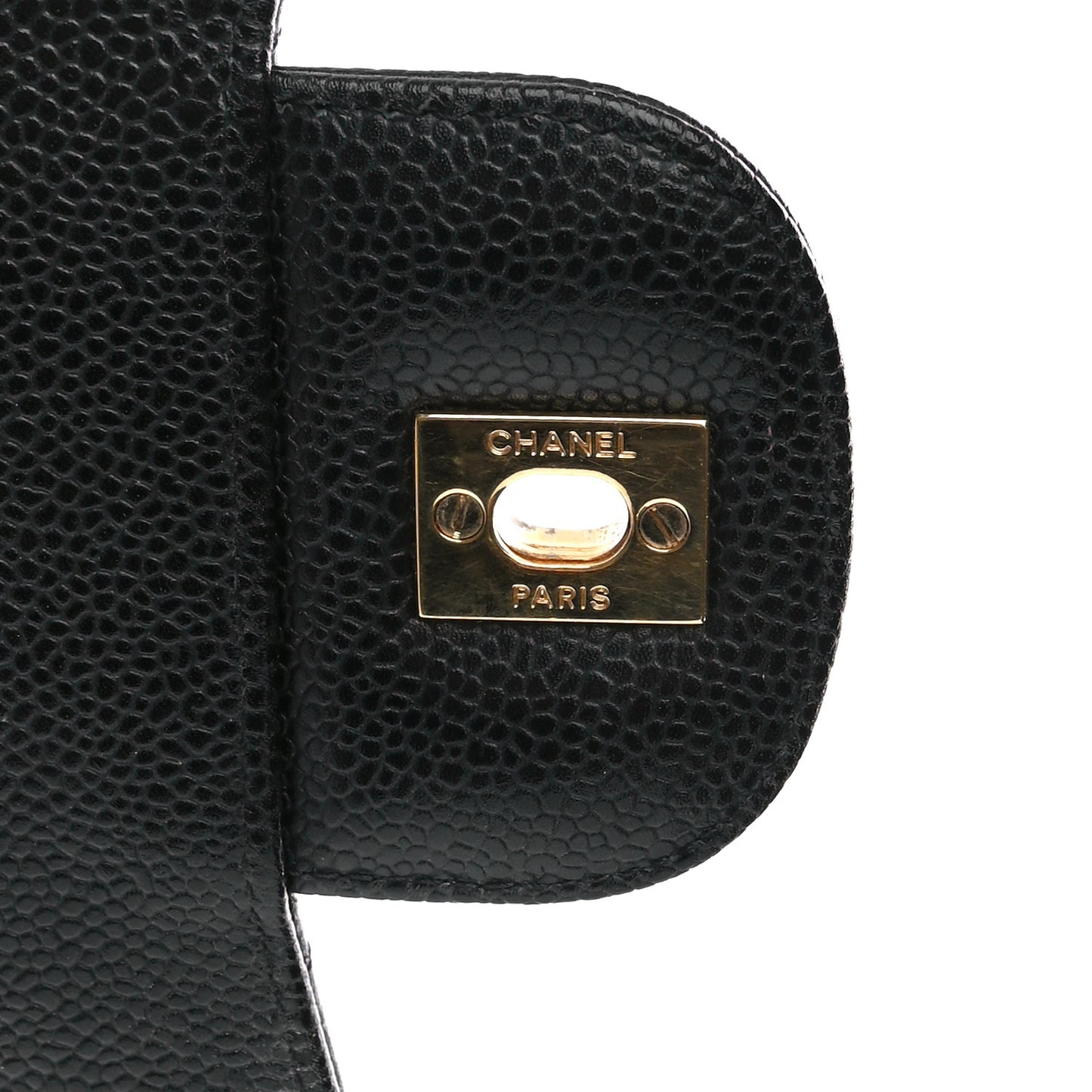 Caviar Quilted Jumbo Single Flap Black
