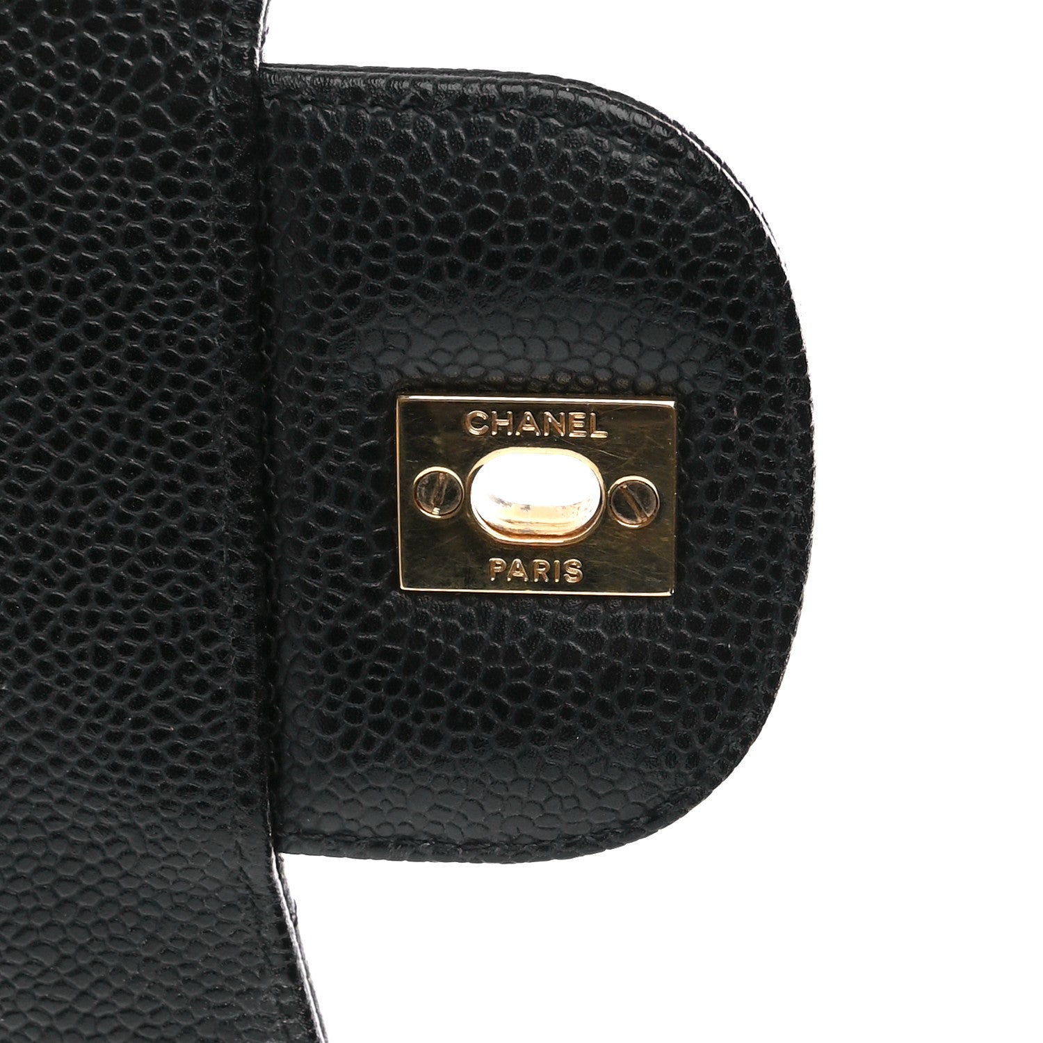 Chanel Caviar Quilted Jumbo Single Flap Black 6 of 12