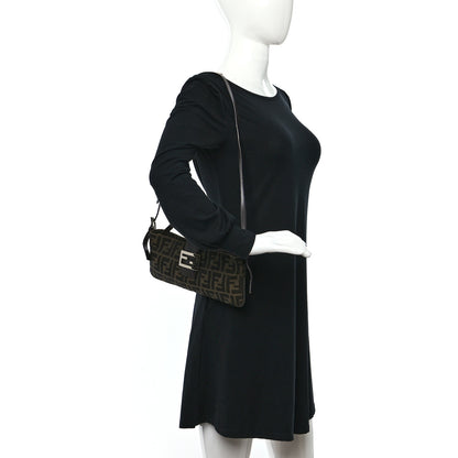 Fendi Zucca Baguette Shoulder Bag Tobacco 2 of 10