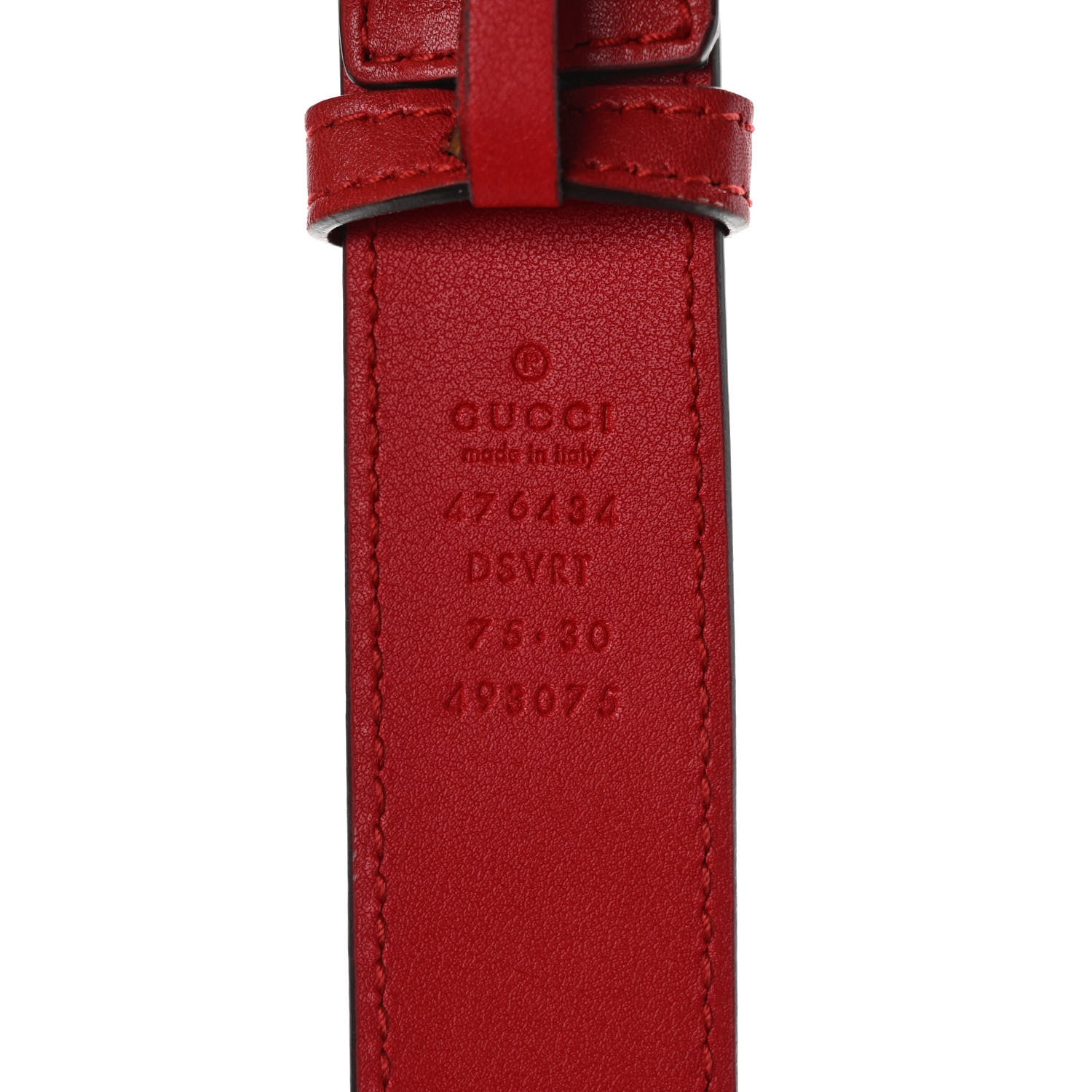 Gucci Calfskin Matelasse GG Marmont Belt Bag 75 30 Hibiscus Red 8 of 11