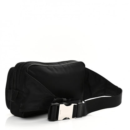 Prada Tessuto Nylon Saffiano Belt Bag Black 2 of 9