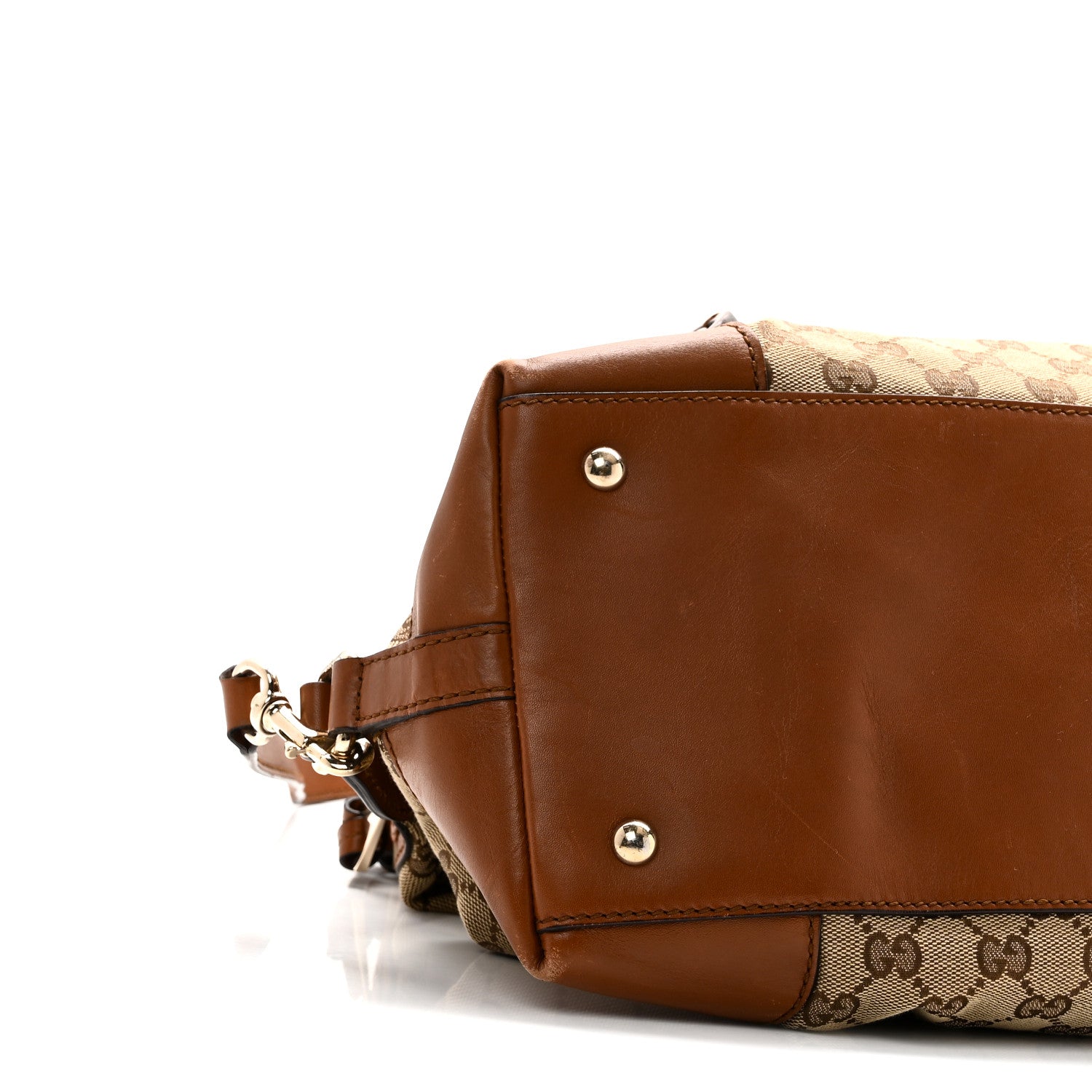 Gucci Monogram Small Brick Lane Boston Light Brown 9 of 10