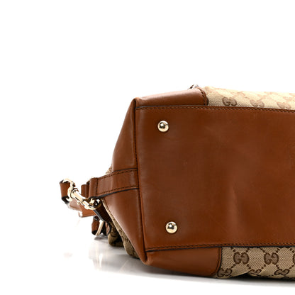 Gucci Monogram Small Brick Lane Boston Light Brown 9 of 10