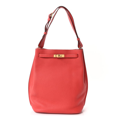 Hermes Togo So Kelly  26 Rouge Pivoine 1 of 10