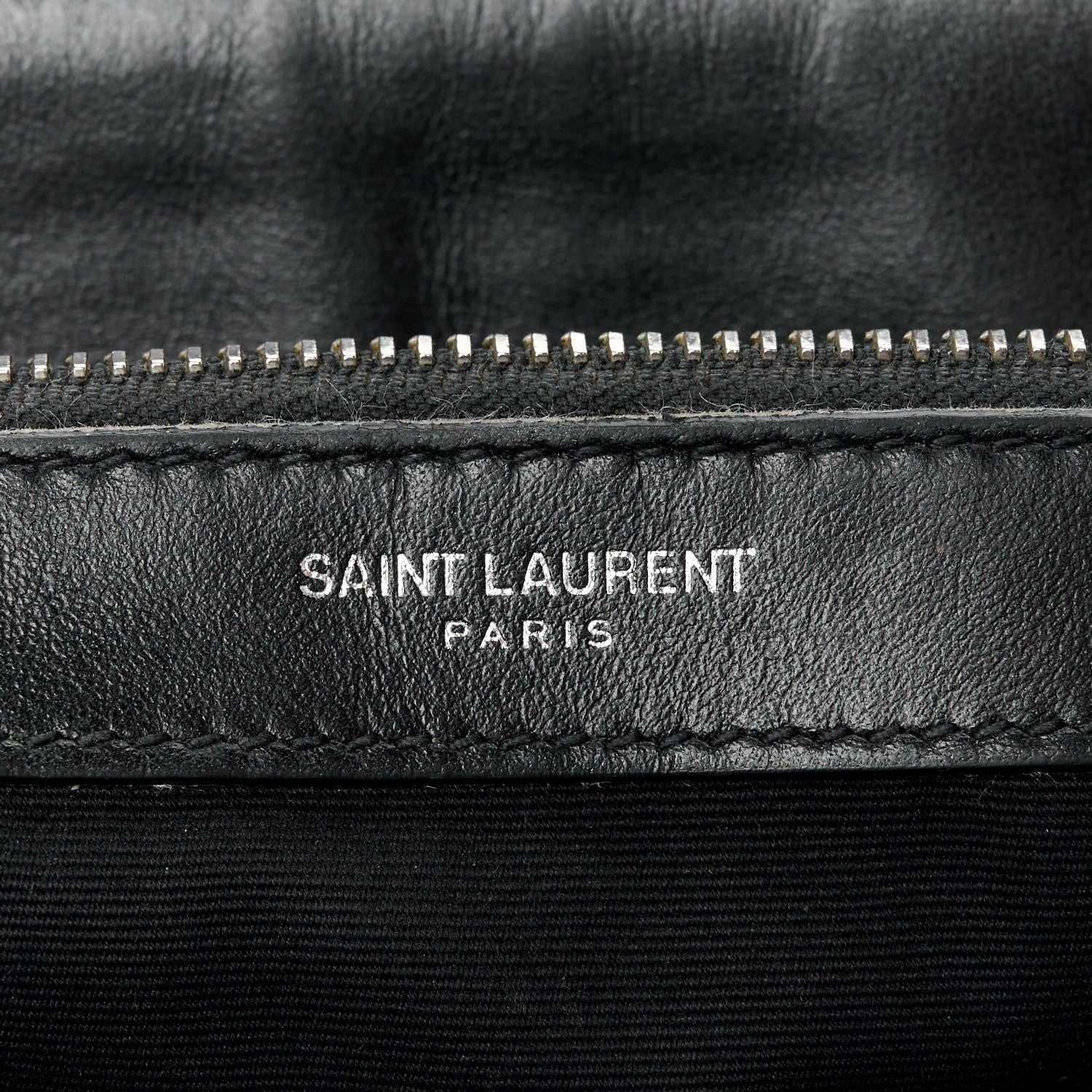 Saint Laurent Calfskin Y Quilted Monogram Medium Loulou Chain Satchel Black 7 of 15