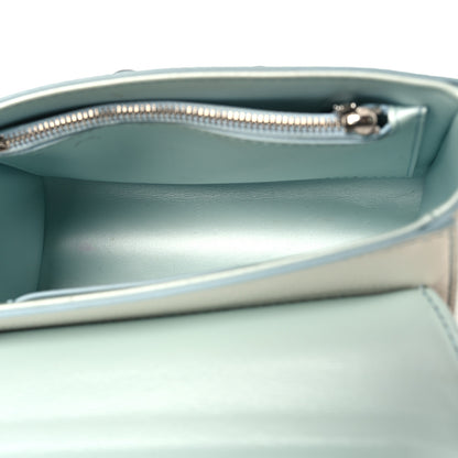 Louis Vuitton Calfskin Twist Chain Shoulder Bag PM Shaded Blue 6 of 14