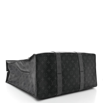 Louis Vuitton Monogram Eclipse Cabas Zippe GM Black 4 of 11