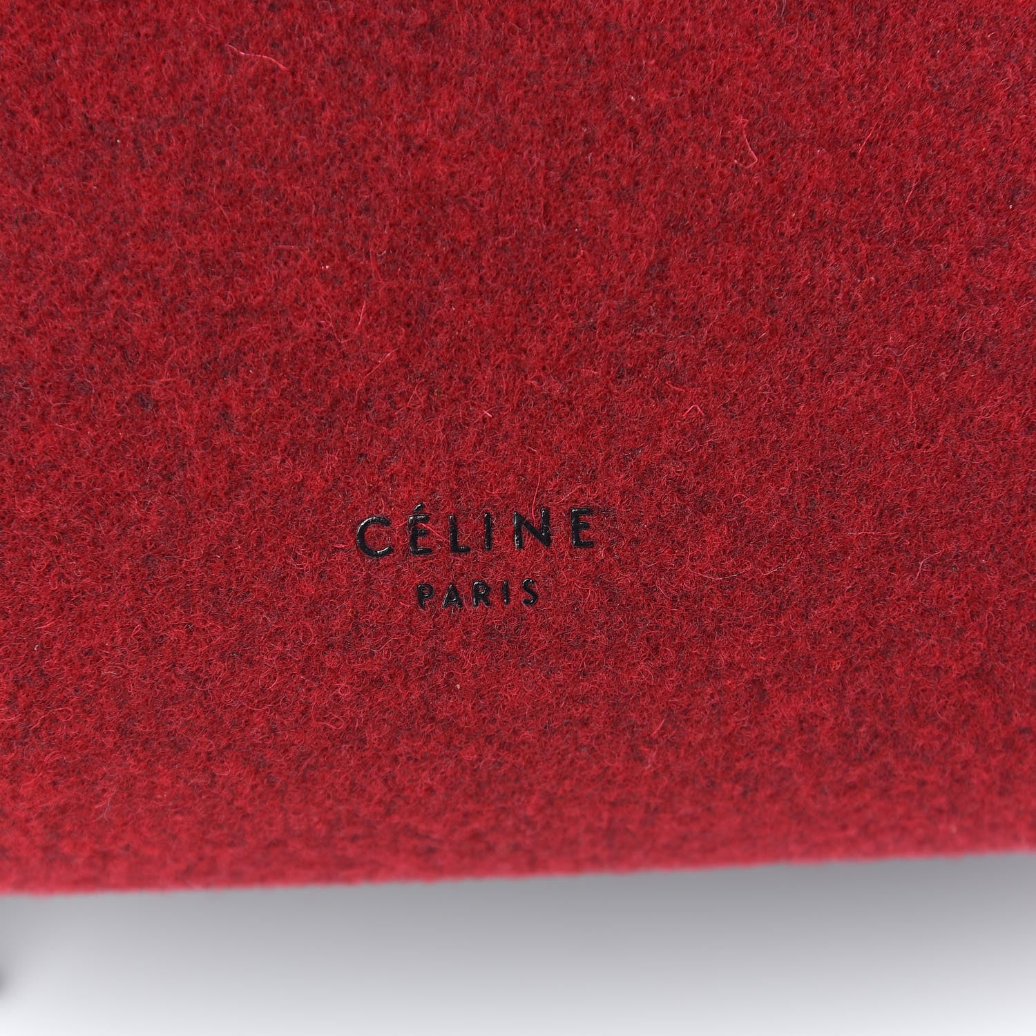 Celine Felt Smooth Calfskin Mini Belt Bag Red 12 of 14