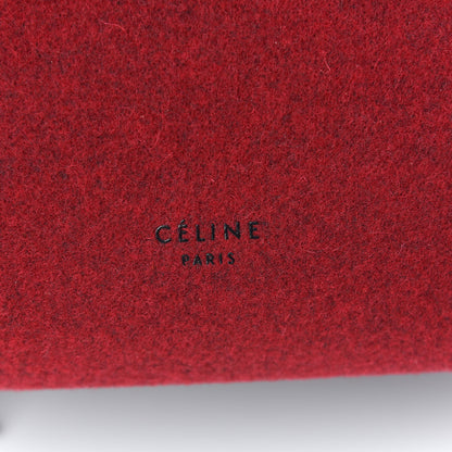 Celine Felt Smooth Calfskin Mini Belt Bag Red 12 of 14