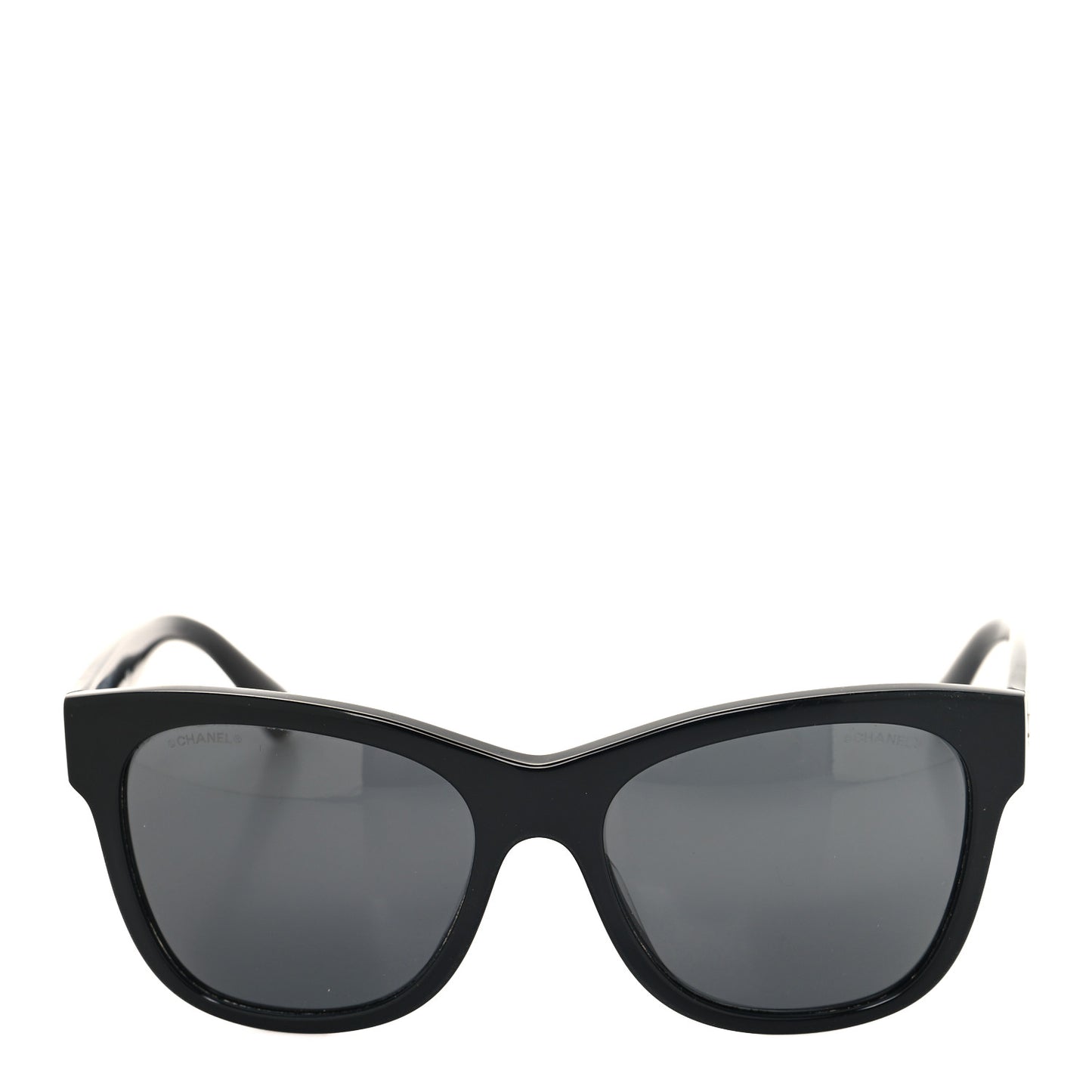 Acetate Polarized Square CC Sunglasses 5380 Black
