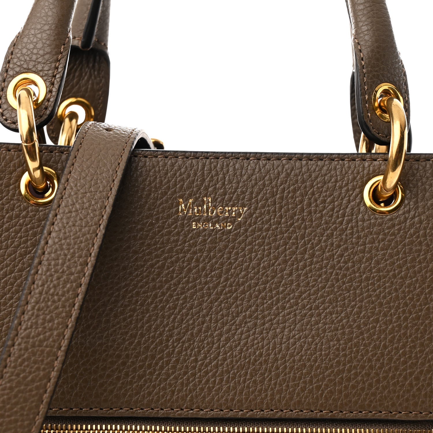 Mulberry Classic Grain Small Maple Tote Clay 7 of 10